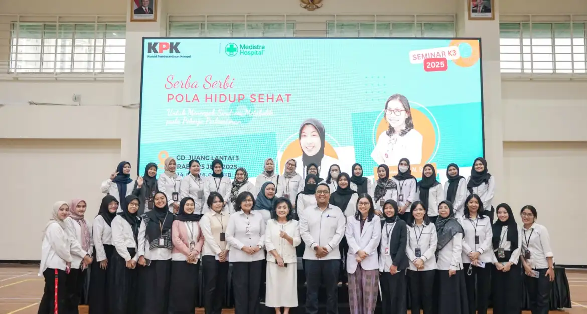Medistra Hospital Gelar Edukasi Pola Hidup Sehat Bersama KPK