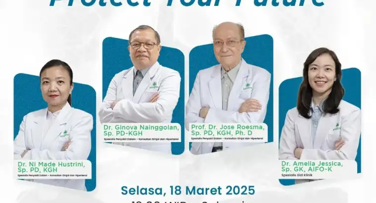 Medistra Mengadakan Health Talk “Protect Your Kidney, Protect Your Future” untuk Memperingati Hari Ginjal Sedunia